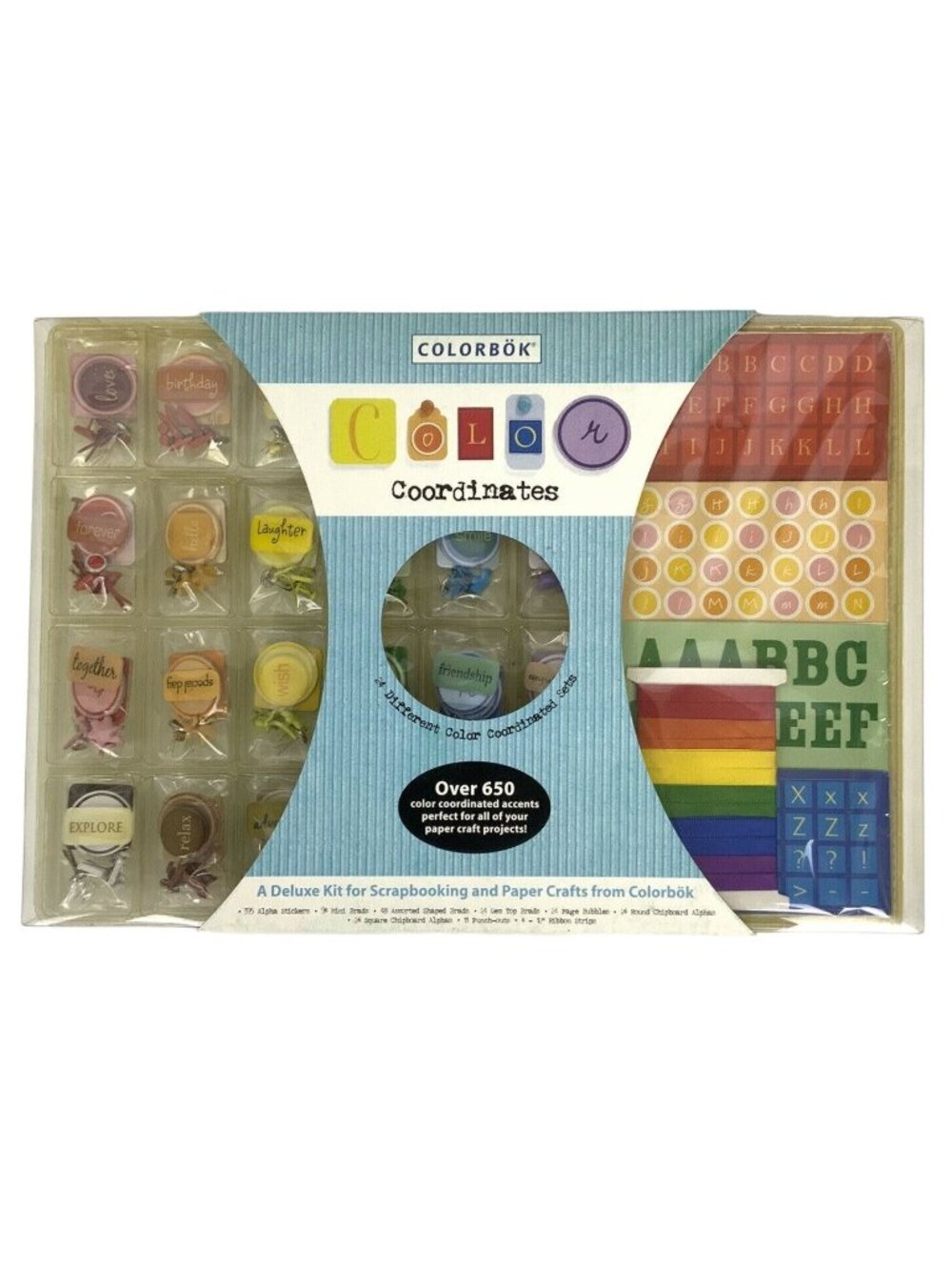 Colorbok Color Coordinates 650 Accents Kit For Scrapbooking & Paper Crafts New